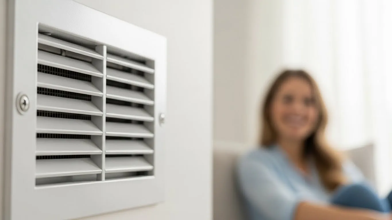 Family enjoying clean indoor air with whole-home air purification solutions